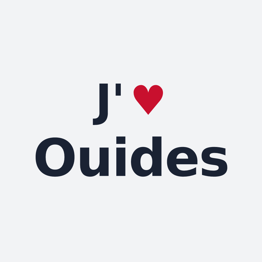 Poster personnalisé Ouides — design J'aime Ouides