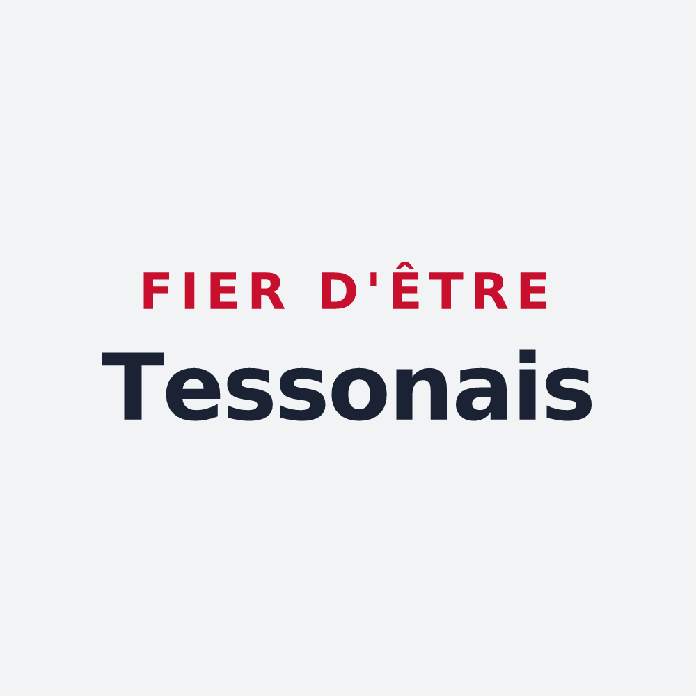 Poster « Fier d'être Tessonais » — design pour Ouilly-le-Tesson