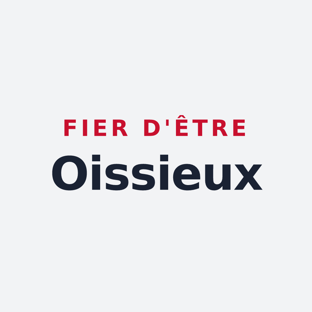 Poster « Fier d'être Oissieux » — design pour Oulles