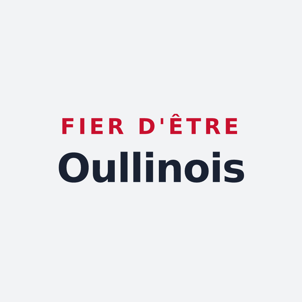 Poster « Fier d'être Oullinois » — design pour Oullins-Pierre-Bénite