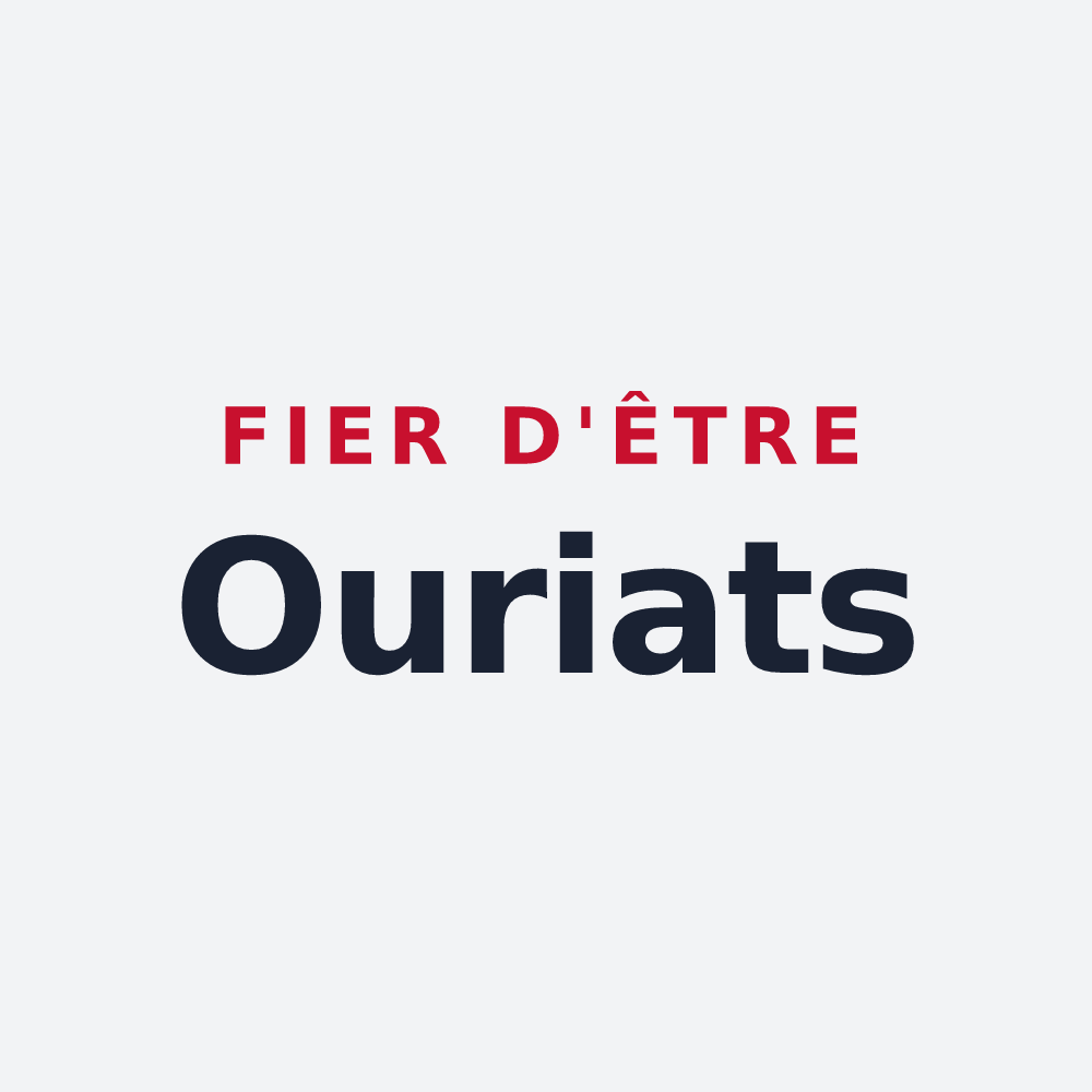 Poster « Fier d'être Ouriats » — design pour Ouroux-sur-Saône