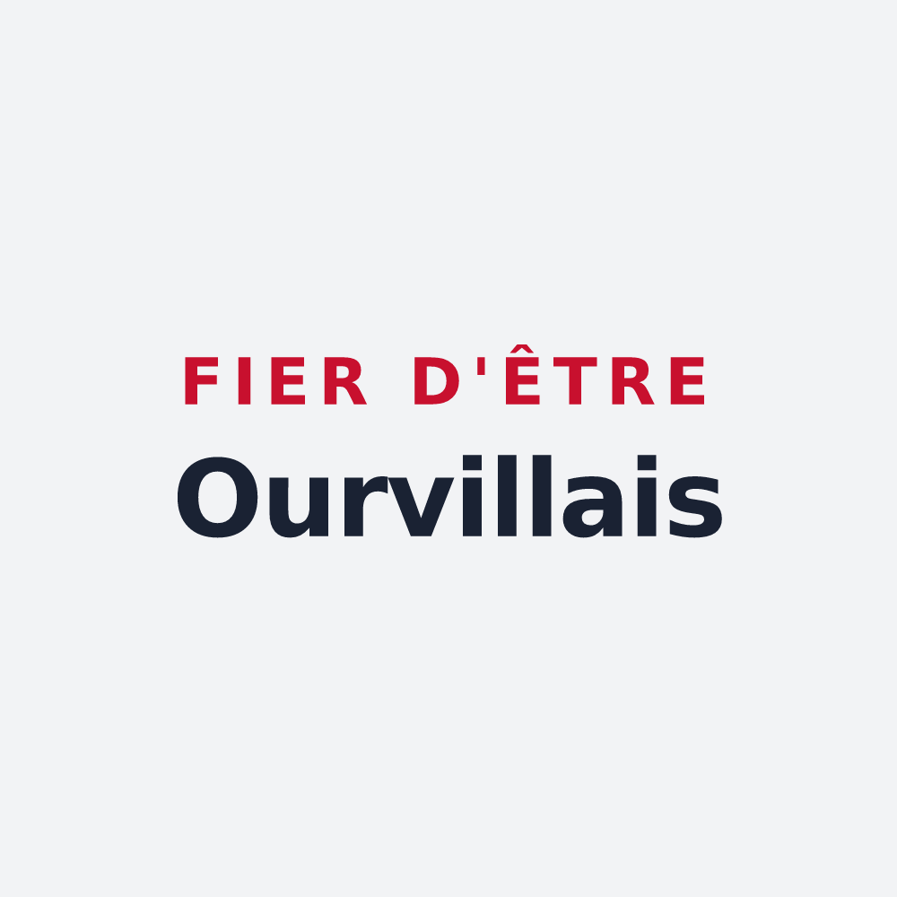 Poster « Fier d'être Ourvillais » — design pour Ourville-en-Caux