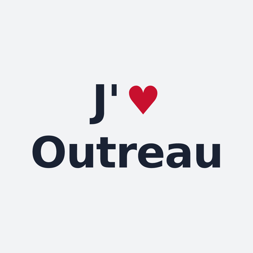Poster personnalisé Outreau — design J'aime Outreau