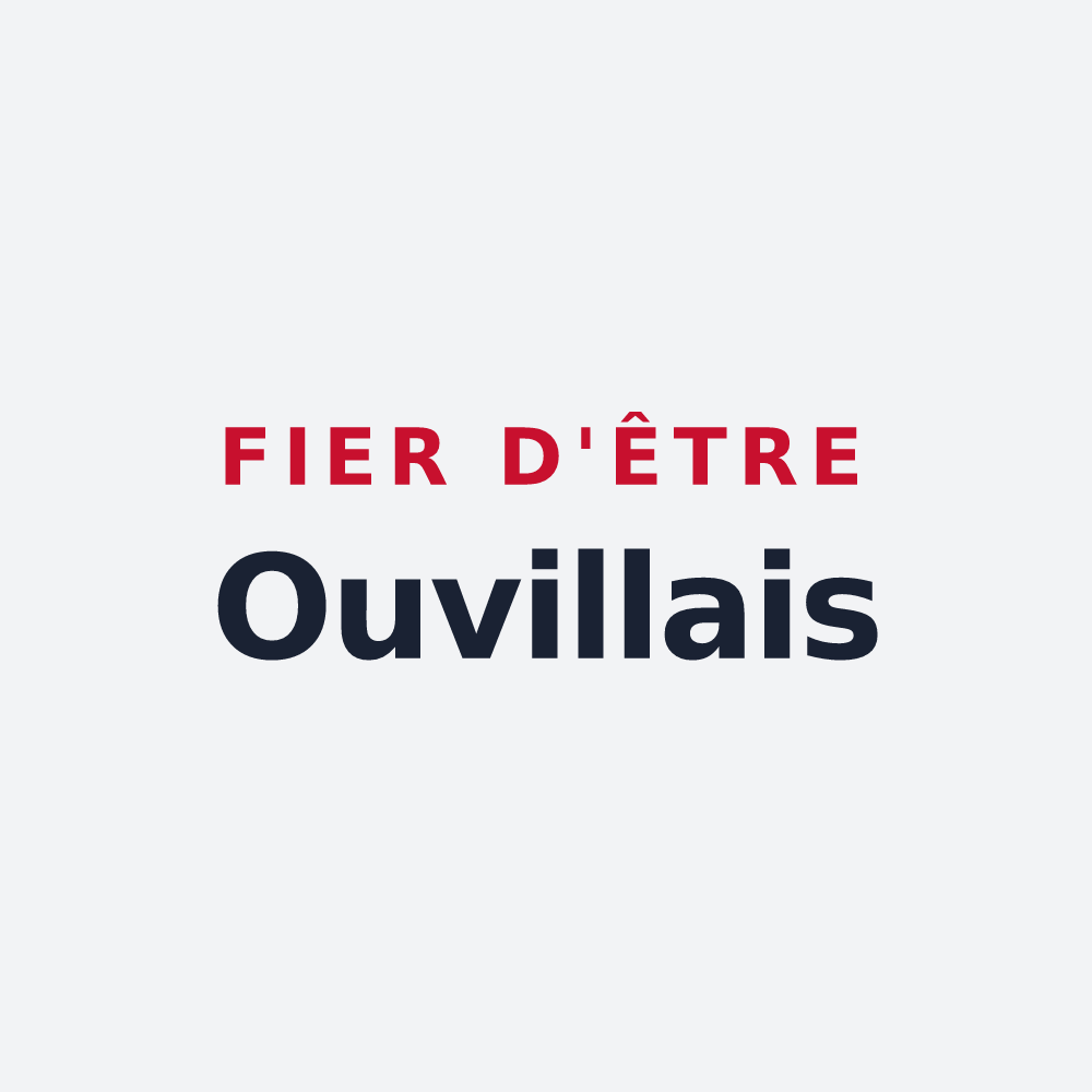 Poster « Fier d'être Ouvillais » — design pour Ouville