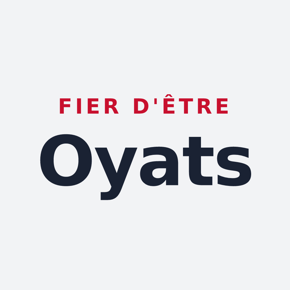 Poster « Fier d'être Oyats » — design pour Oyes