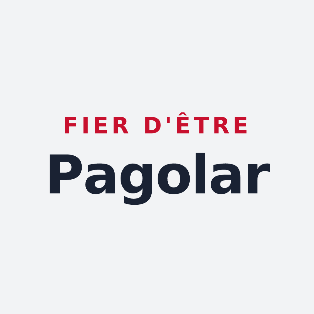 Poster « Fier d'être Pagolar » — design pour Pagolle
