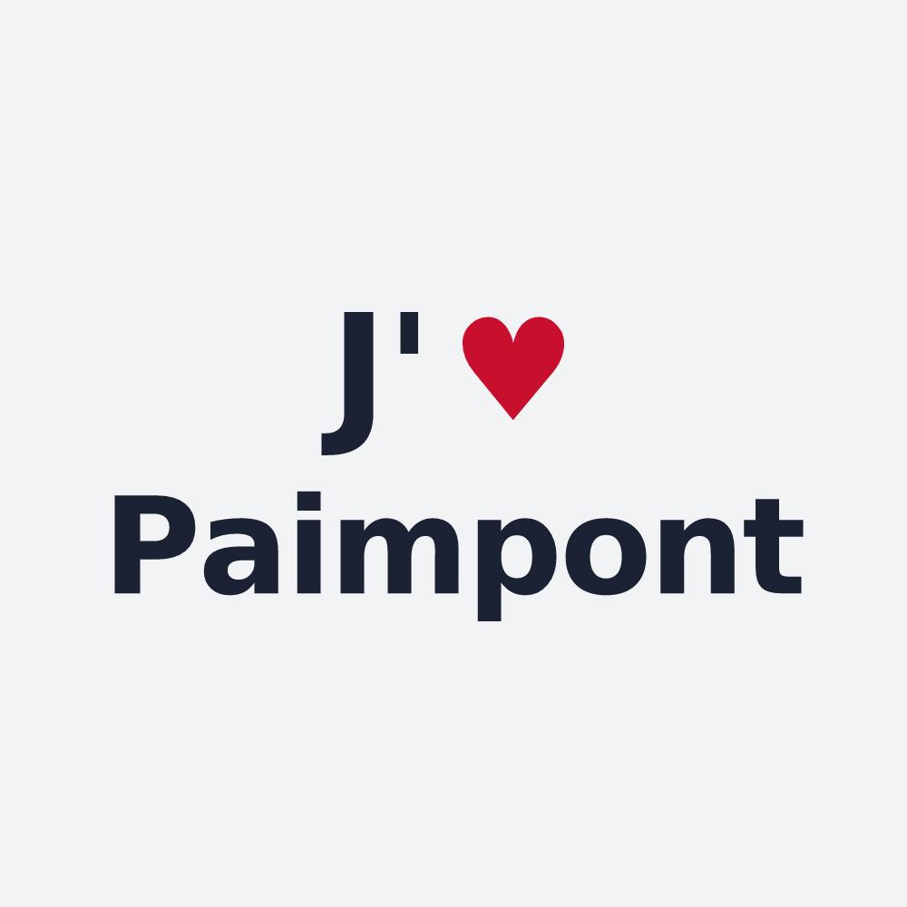 Poster personnalisé Paimpont — design J'aime Paimpont