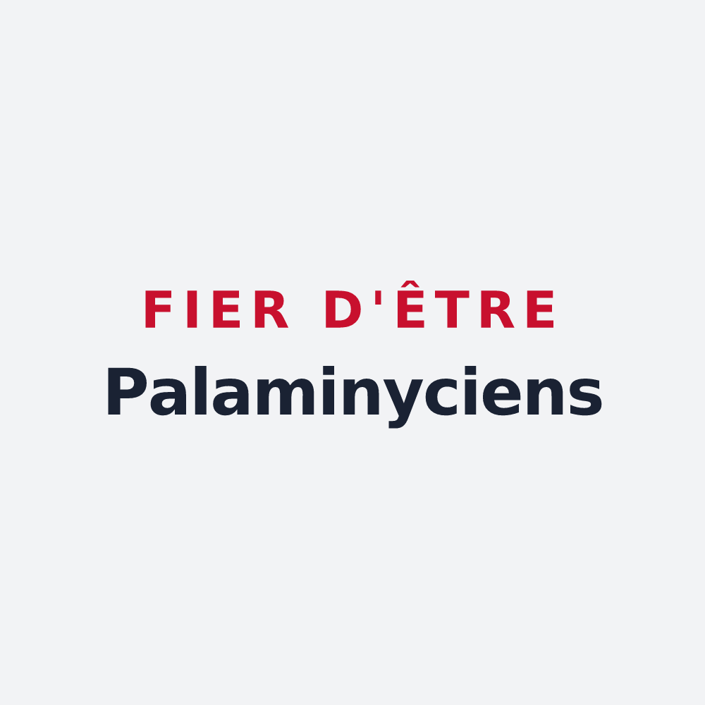 Poster « Fier d'être Palaminyciens » — design pour Palaminy
