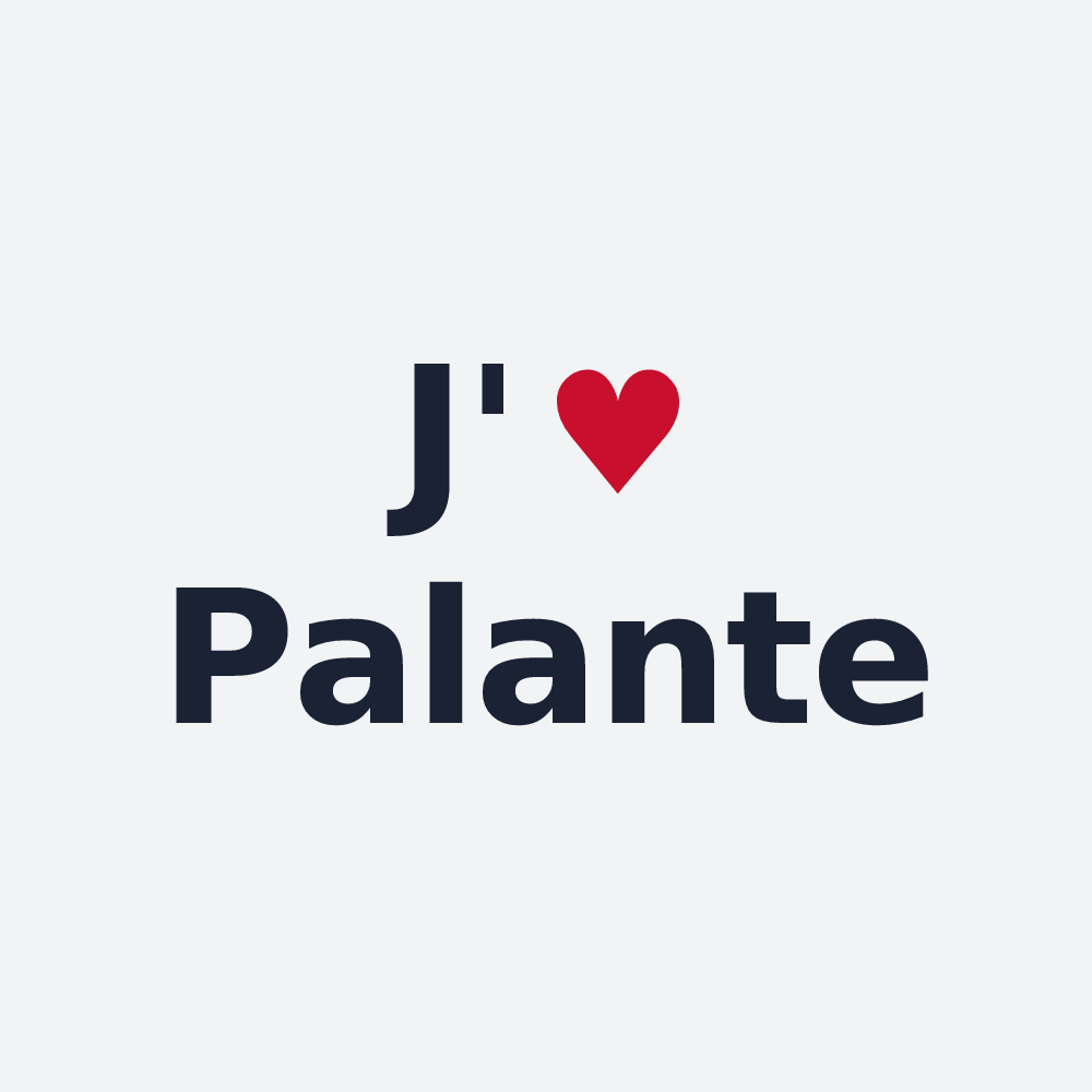 Poster personnalisé Palante — design J'aime Palante