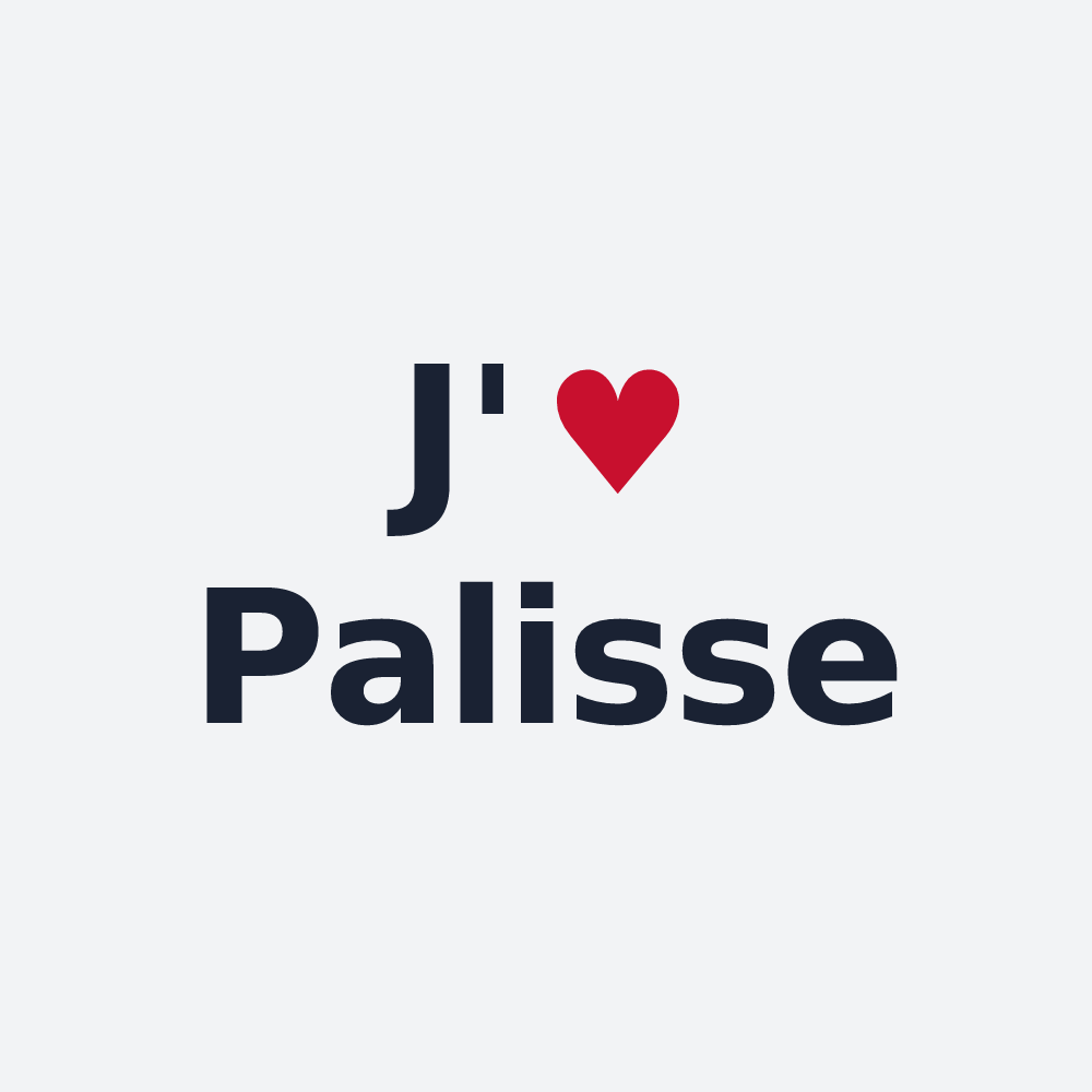 Poster personnalisé Palisse — design J'aime Palisse