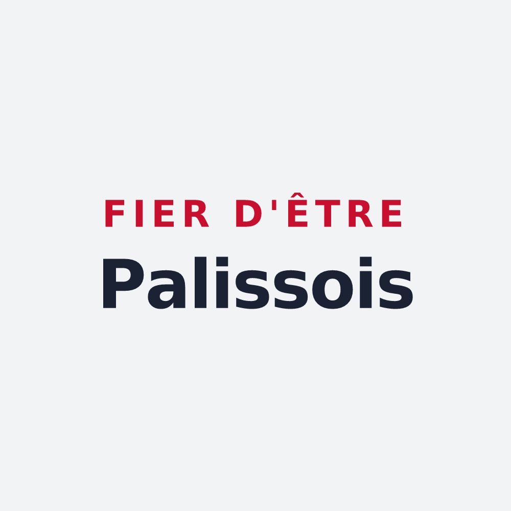 Poster « Fier d'être Palissois » — design pour Palisse