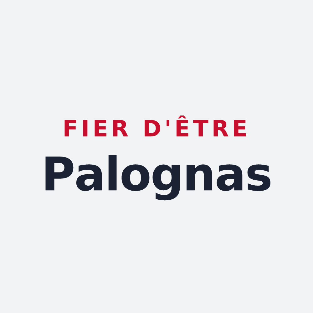 Poster « Fier d'être Palognas » — design pour Palogneux