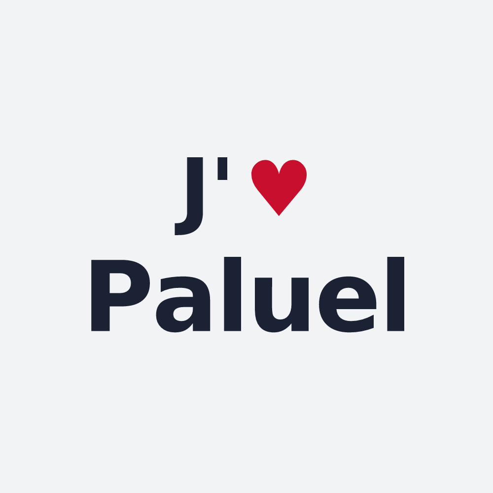 Poster personnalisé Paluel — design J'aime Paluel
