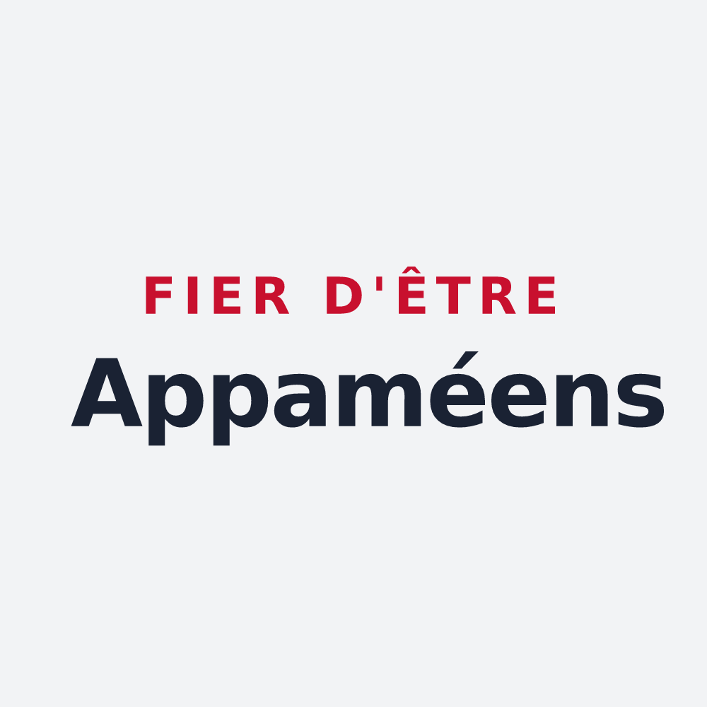 Poster « Fier d'être Appaméens » — design pour Pamiers