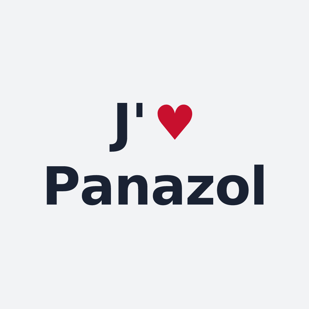 Poster personnalisé Panazol — design J'aime Panazol