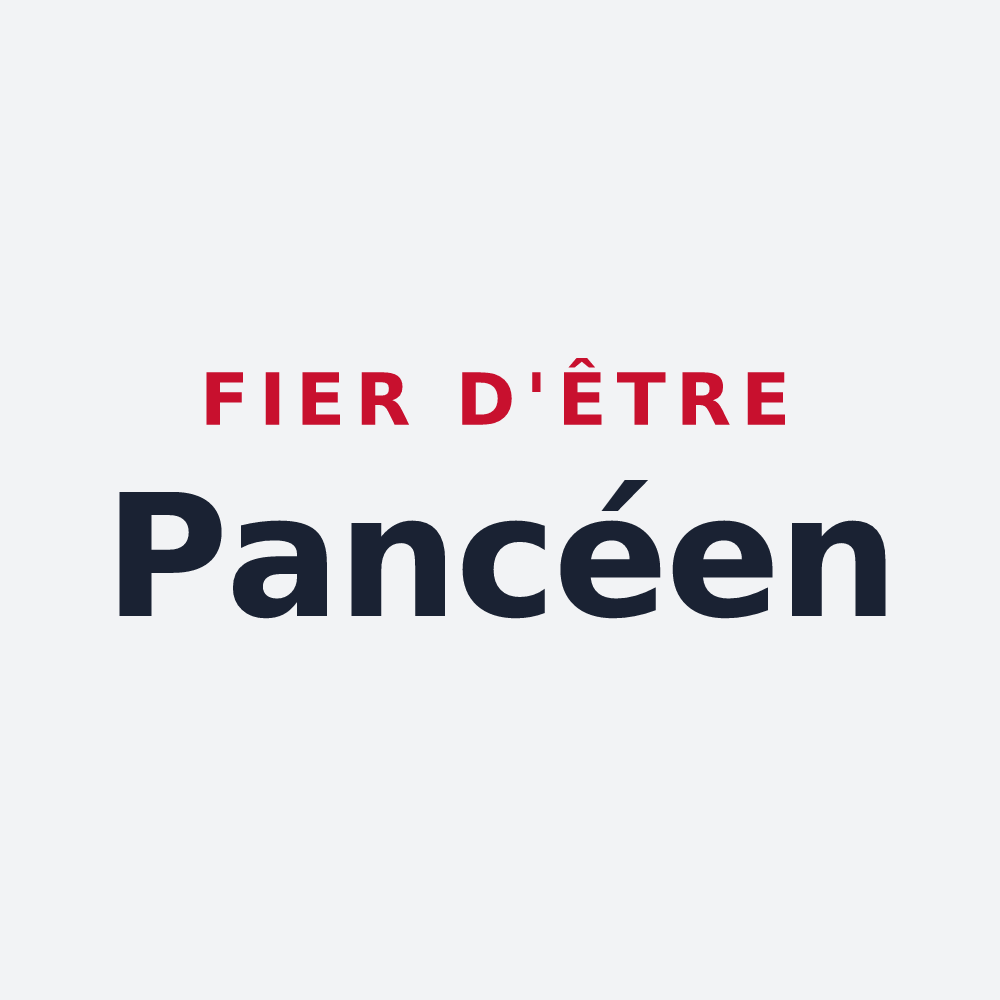 Poster « Fier d'être Pancéen » — design pour Pancé