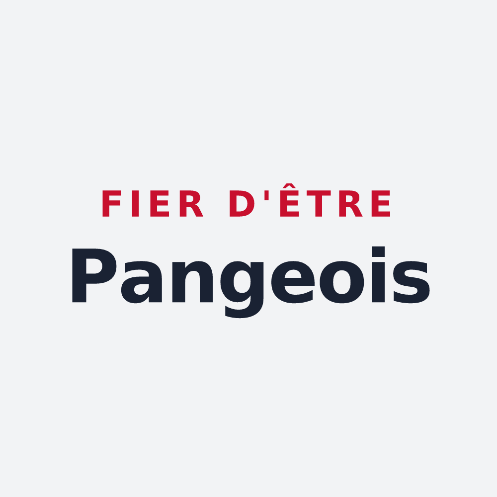 Poster « Fier d'être Pangeois » — design pour Pange