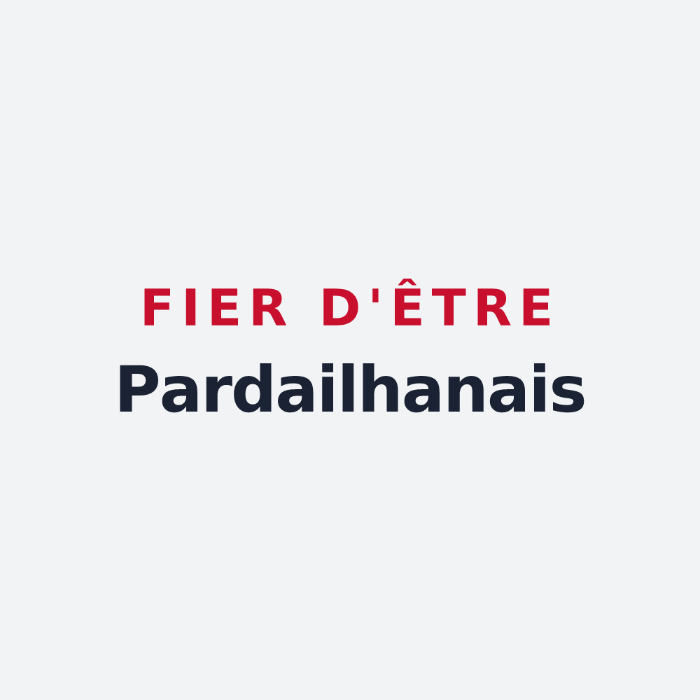 Poster « Fier d'être Pardailhanais » — design pour Pardailhan