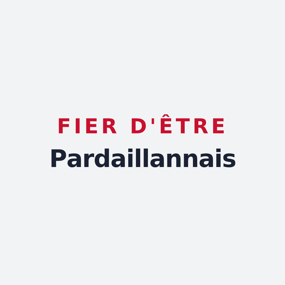 Poster « Fier d'être Pardaillannais » — design pour Pardaillan
