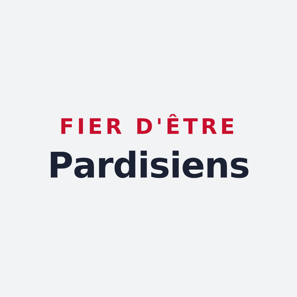 Poster « Fier d'être Pardisiens » — design pour Pardies