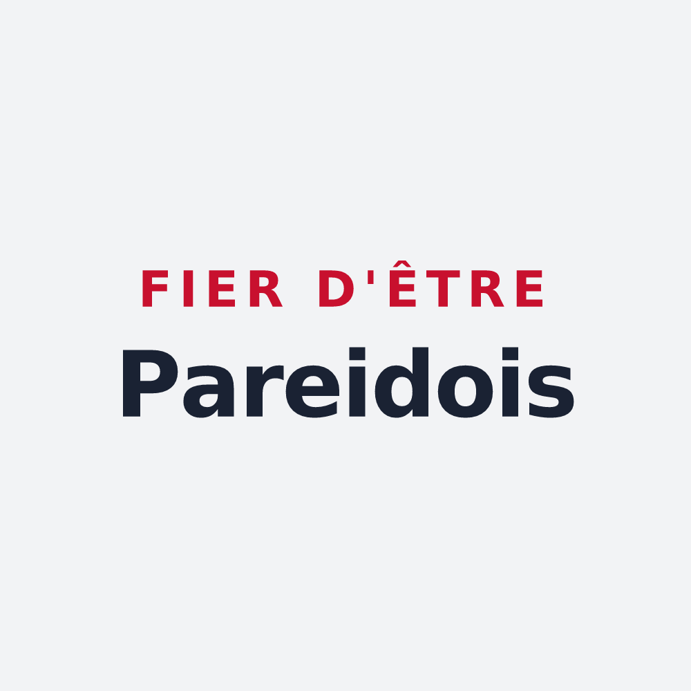 Poster « Fier d'être Pareidois » — design pour Pareid