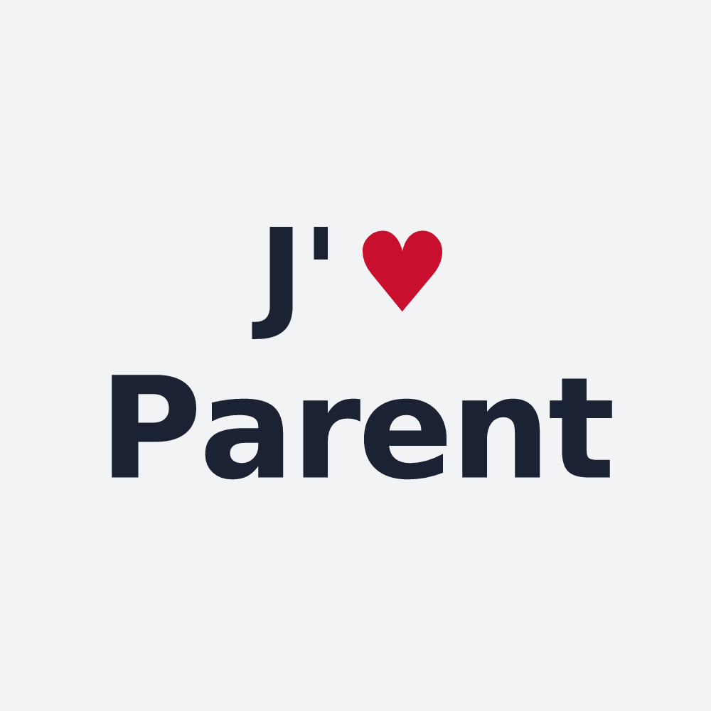 Poster personnalisé Parent — design J'aime Parent