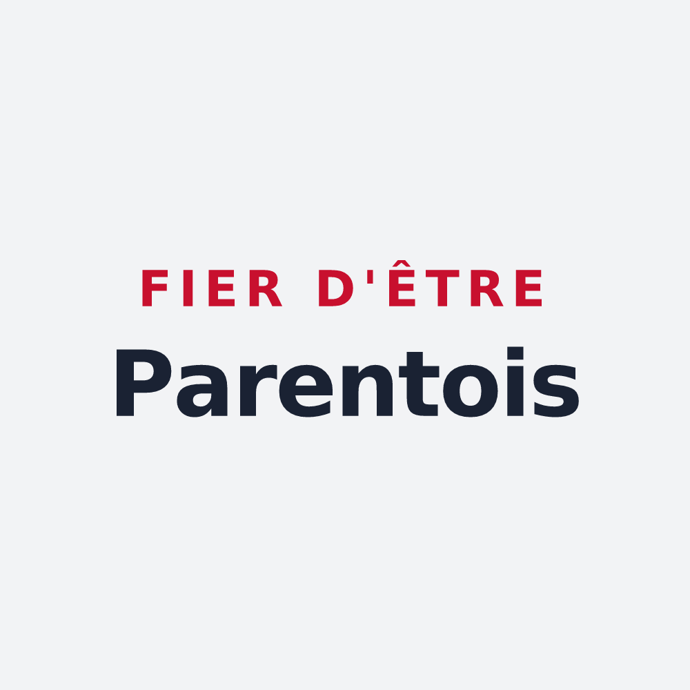 Poster « Fier d'être Parentois » — design pour Parenty