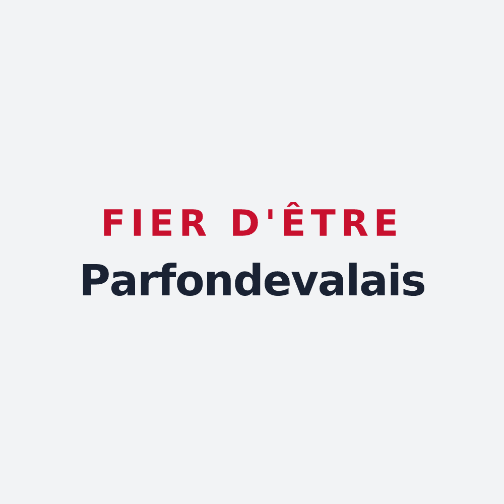 Poster « Fier d'être Parfondevalais » — design pour Parfondeval