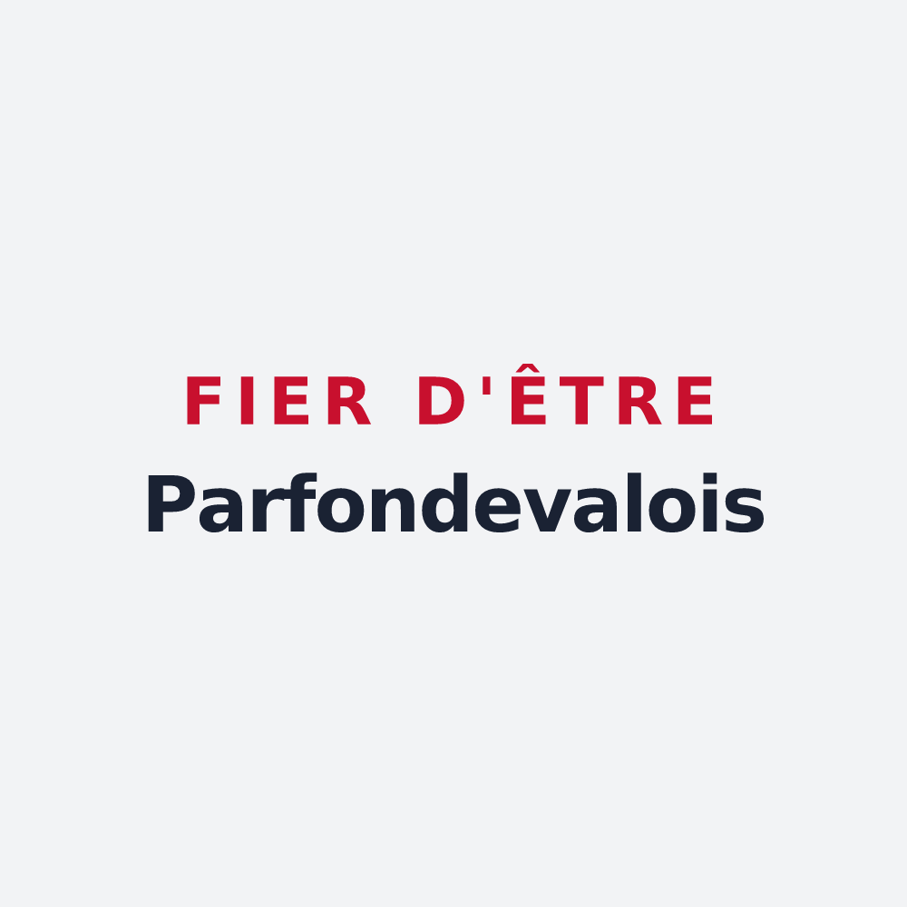 Poster « Fier d'être Parfondevalois » — design pour Parfondeval