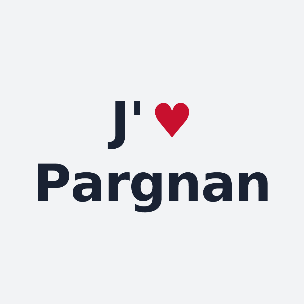 Poster personnalisé Pargnan — design J'aime Pargnan