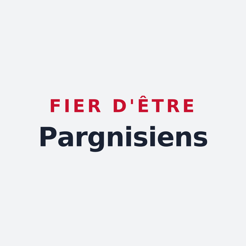 Poster « Fier d'être Pargnisiens » — design pour Pargny