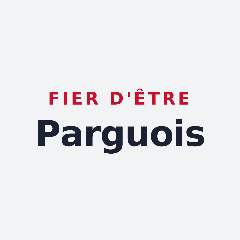 Poster « Fier d'être Parguois » — design pour Pargues