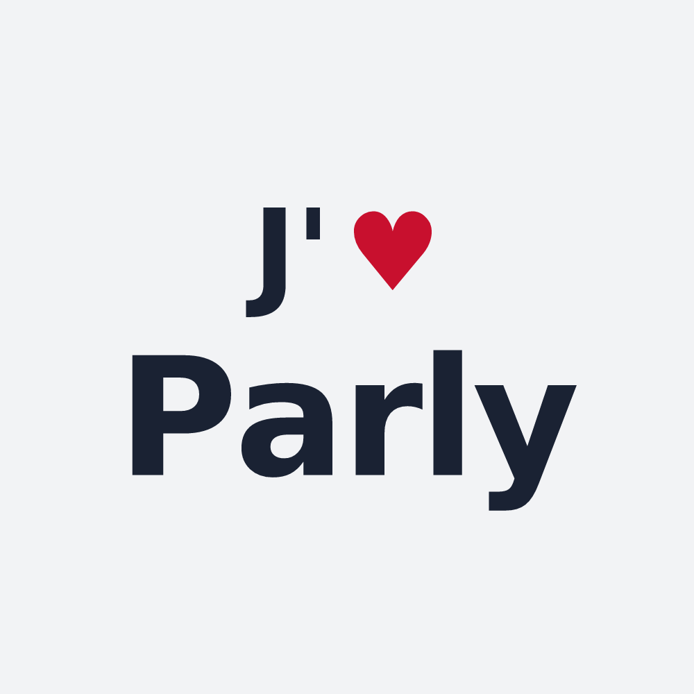 Poster personnalisé Parly — design J'aime Parly