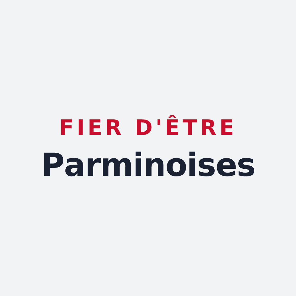 Poster « Fier d'être Parminoises » — design pour Parmain