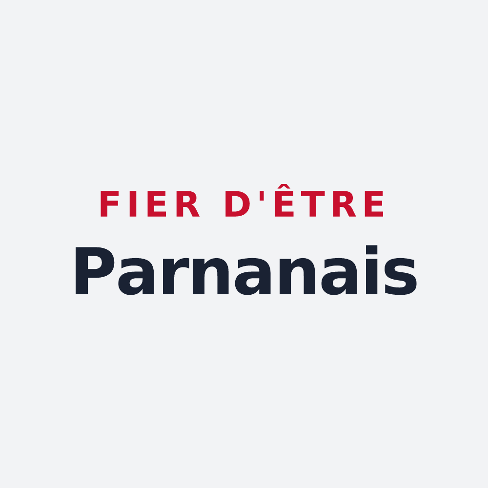 Poster « Fier d'être Parnanais » — design pour Parnans