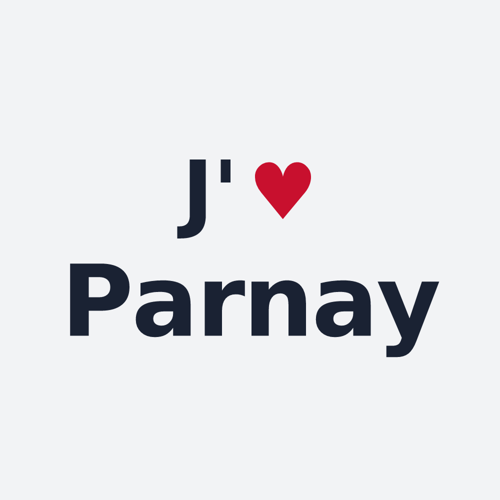 Poster personnalisé Parnay — design J'aime Parnay