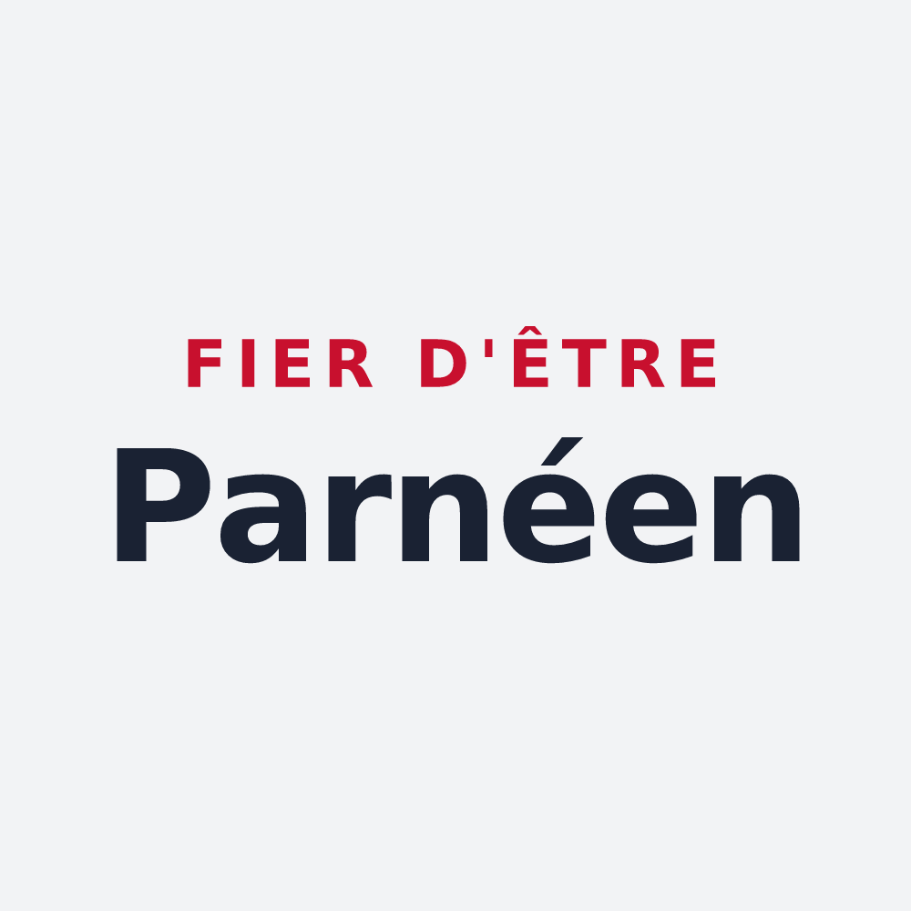 Poster « Fier d'être Parnéen » — design pour Parné-sur-Roc