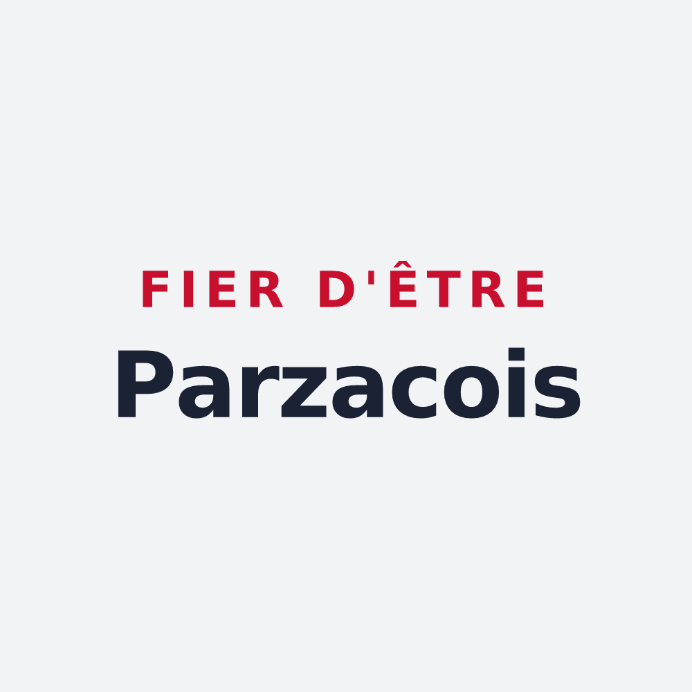 Poster « Fier d'être Parzacois » — design pour Parzac