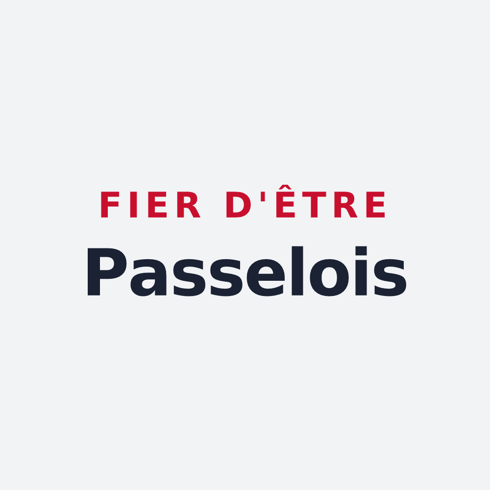 Poster « Fier d'être Passelois » — design pour Passel