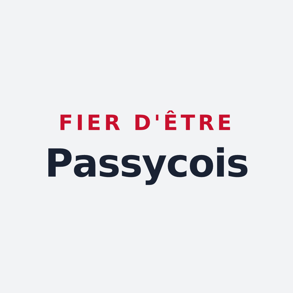 Poster « Fier d'être Passycois » — design pour Passy