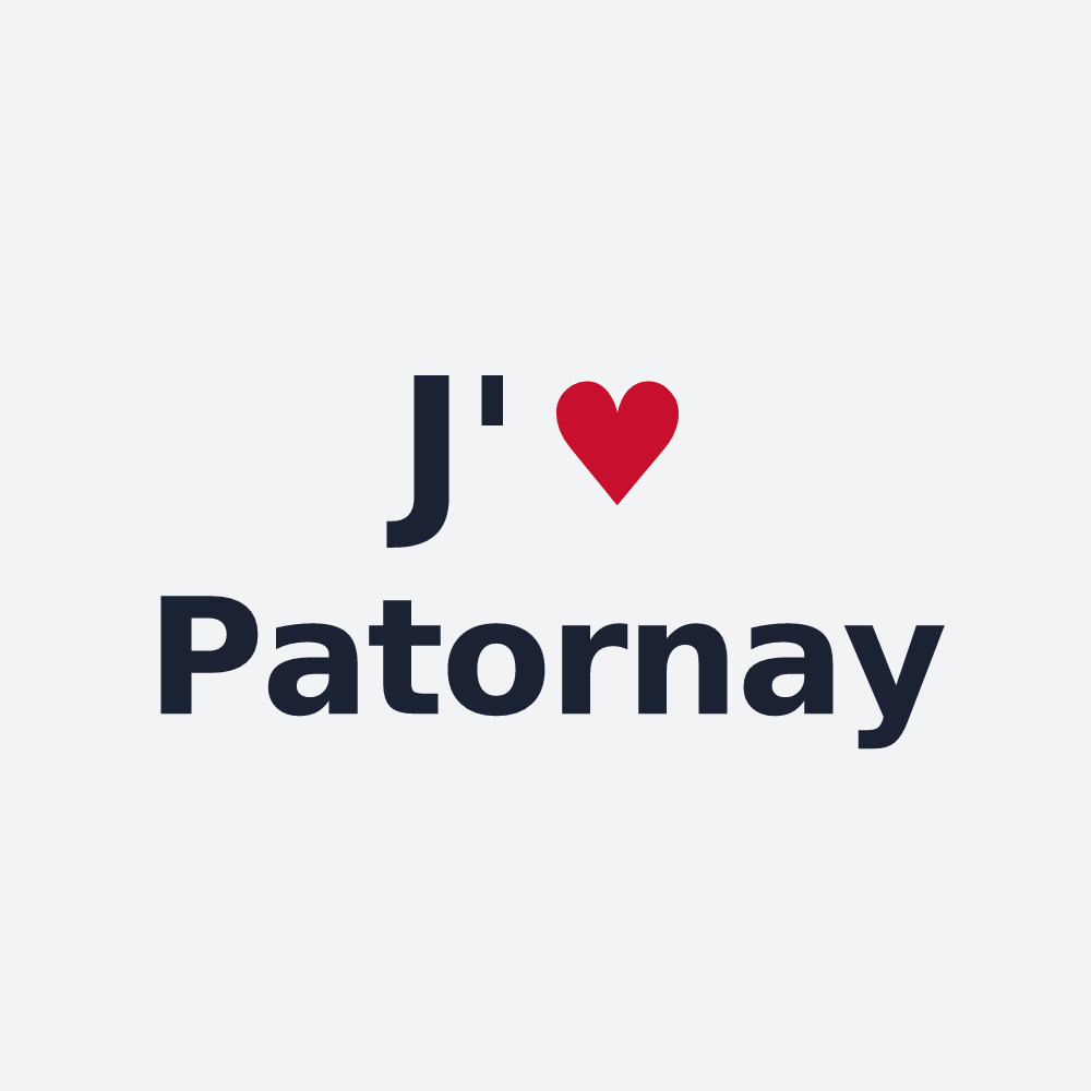 Poster personnalisé Patornay — design J'aime Patornay
