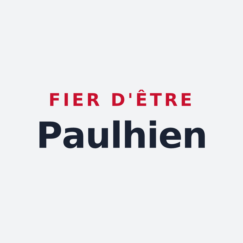 Poster « Fier d'être Paulhien » — design pour Paulhe