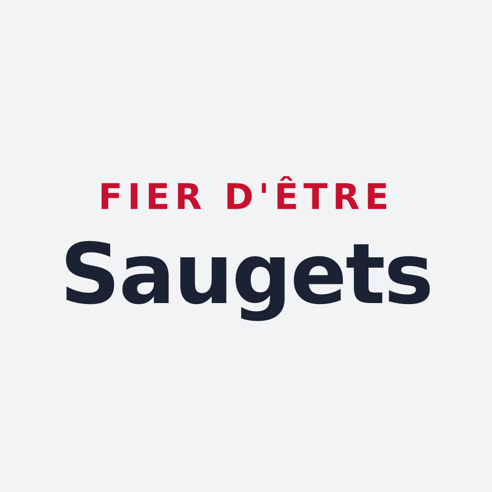 Poster « Fier d'être Saugets » — design pour Pays-de-Montbenoît