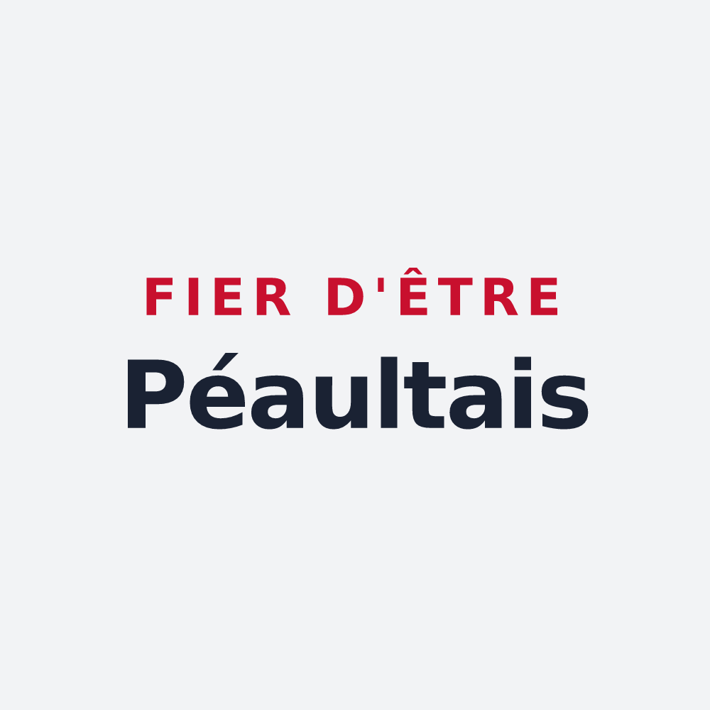 Poster « Fier d'être Péaultais » — design pour Péault