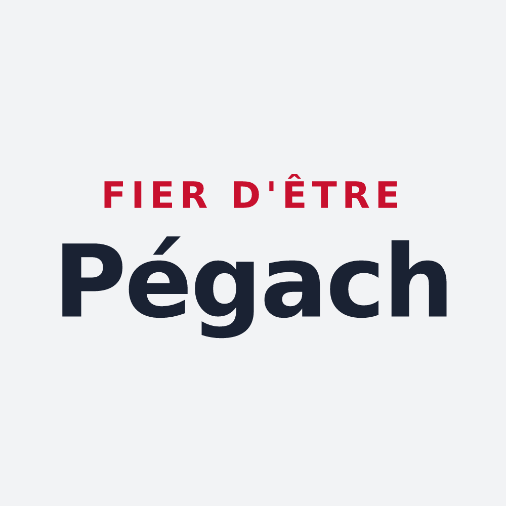 Poster « Fier d'être Pégach » — design pour Pégairolles-de-Buèges