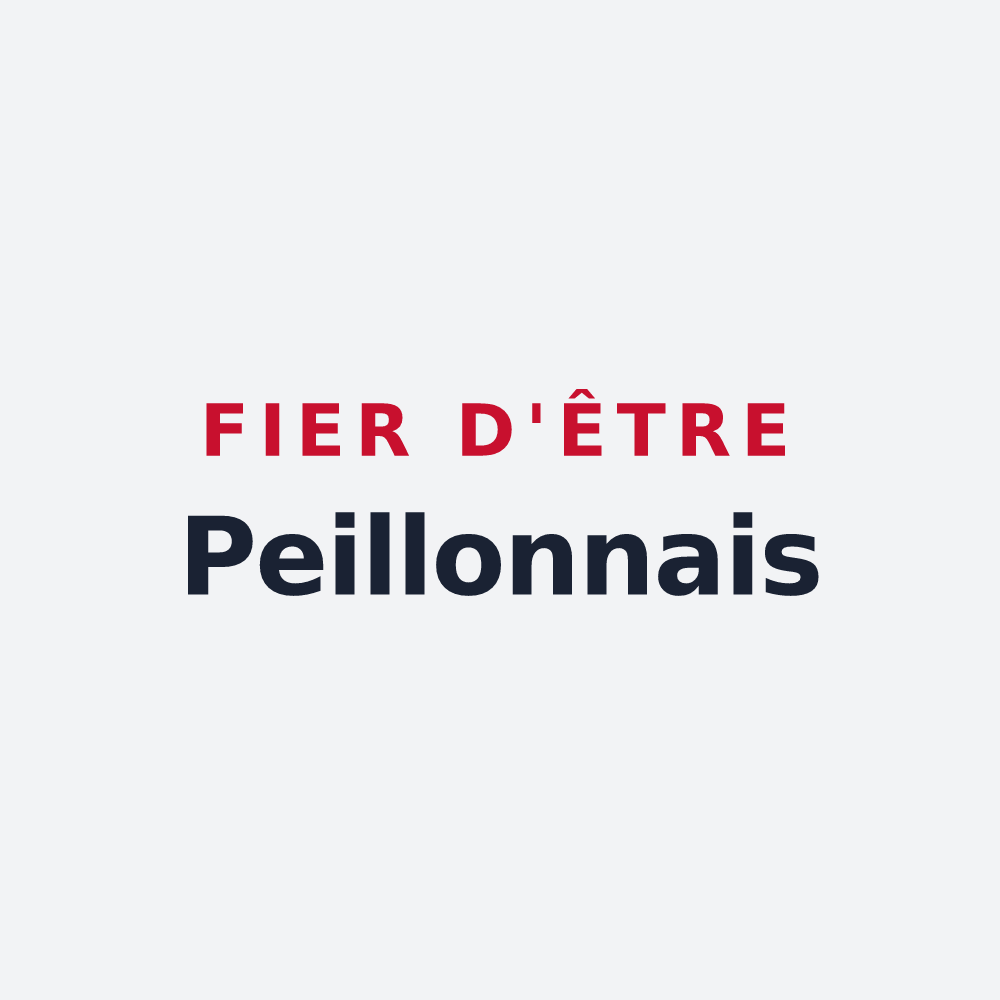 Poster « Fier d'être Peillonnais » — design pour Peillon
