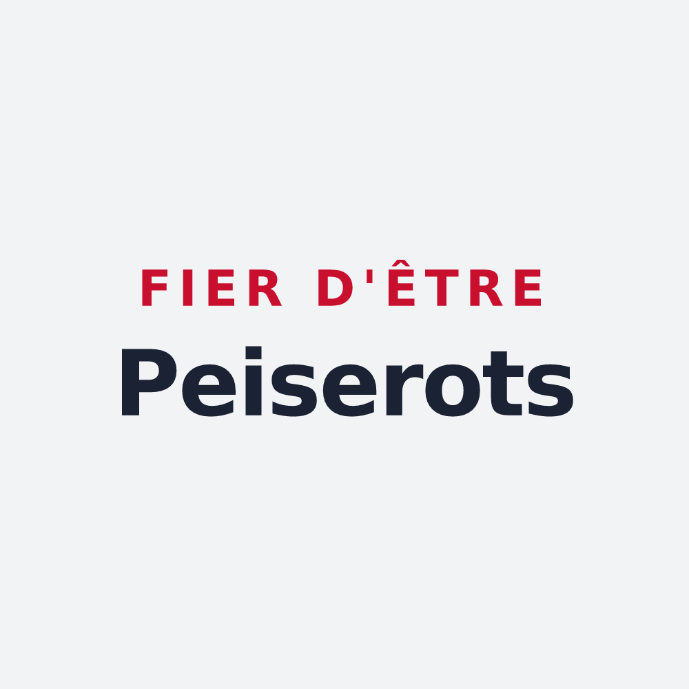 Poster « Fier d'être Peiserots » — design pour Peisey-Nancroix