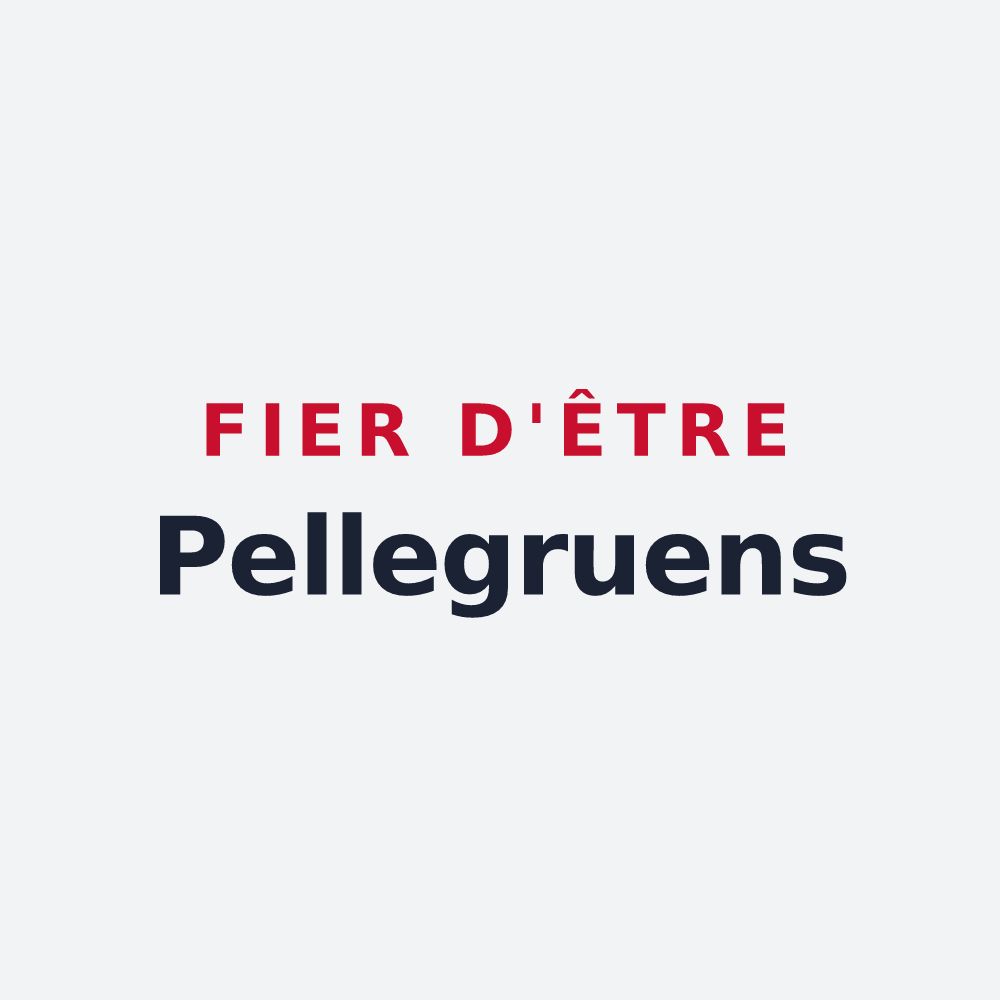 Poster « Fier d'être Pellegruens » — design pour Pellegrue