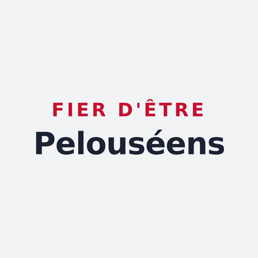 Poster « Fier d'être Pelouséens » — design pour Pelousey