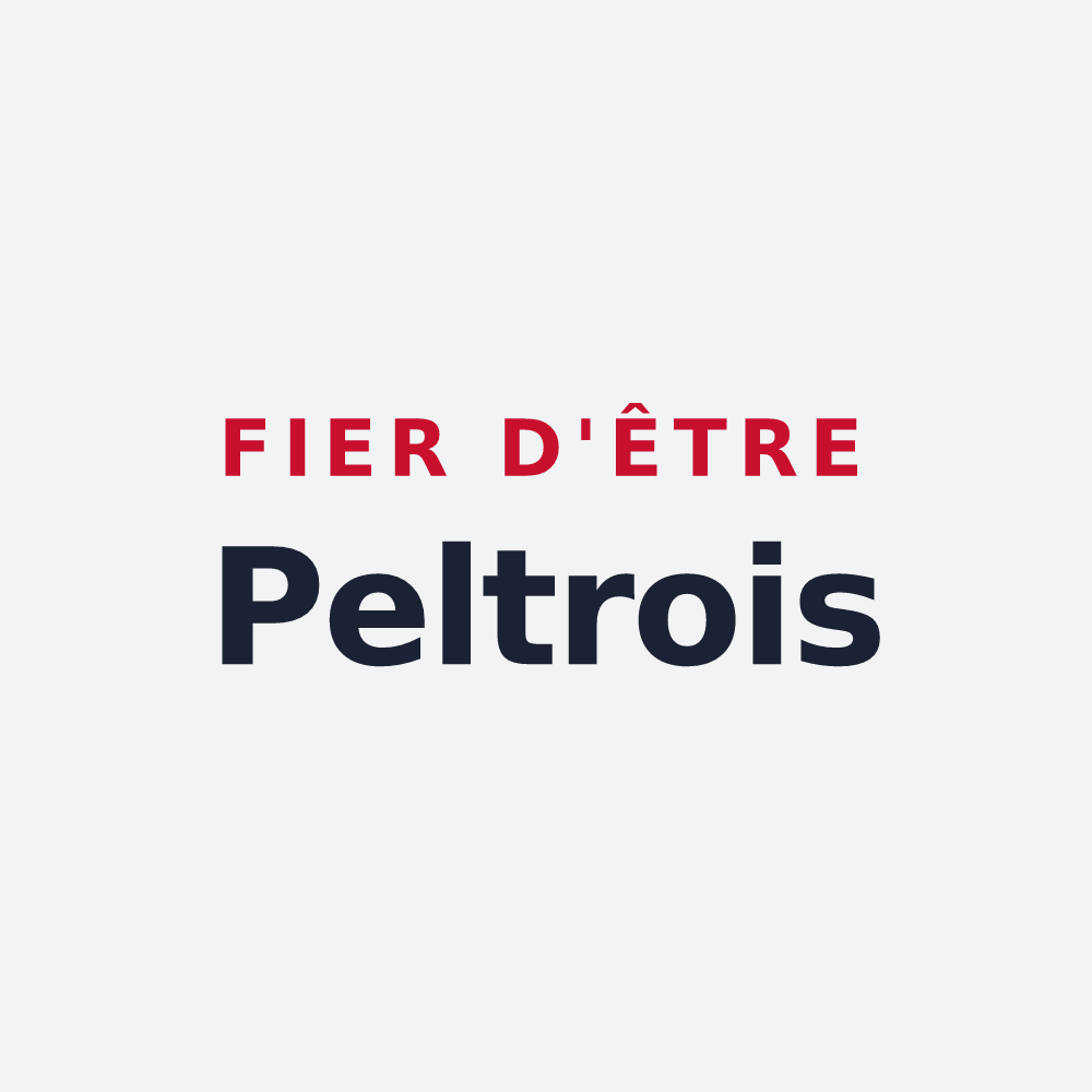 Poster « Fier d'être Peltrois » — design pour Peltre